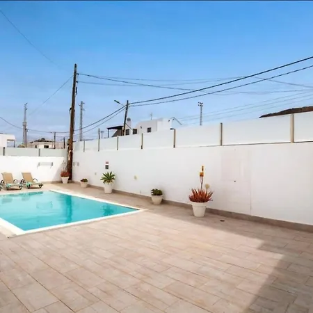 Сasa de vacaciones Casa áfricaprivate Poolbbq Private Parking Tahiche