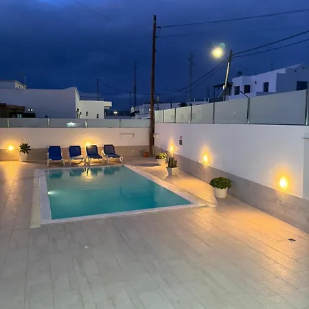 Сasa de vacaciones Casa áfricaprivate Poolbbq Private Parking Tahiche
